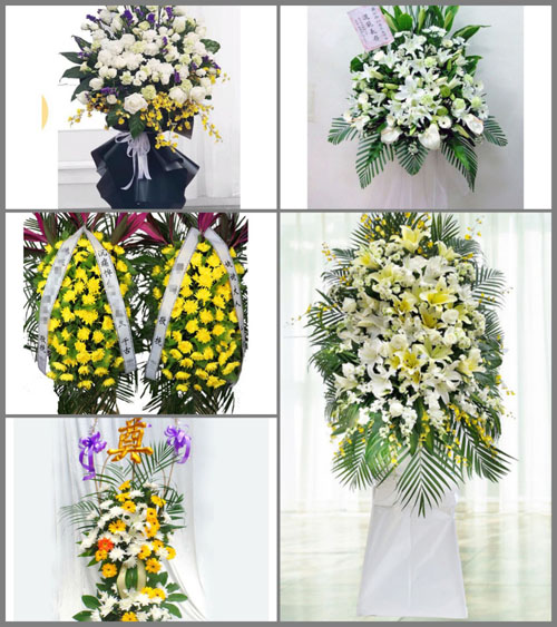 福建漳州龙海市白水镇西凤村白事花篮预定